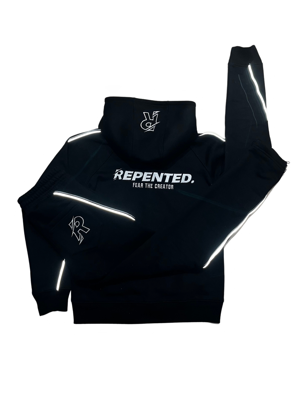 FTC BLACK ZIP-UP TRACKSUIT